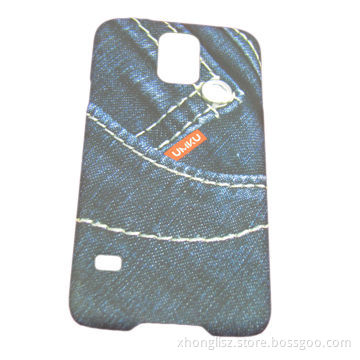 Cool Relief Jeans Style PC Mobile Phone Case for Samsung S5